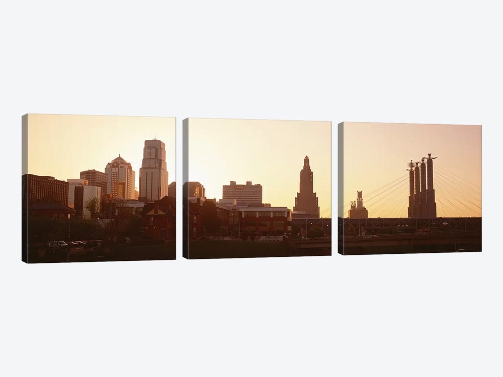 Kansas CityMissouri, USA by Panoramic Images 3-piece Canvas Print
