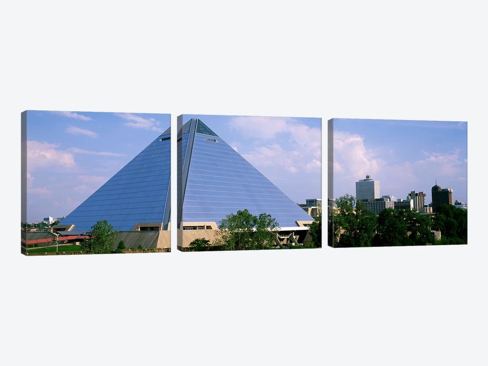 USATennessee, Memphis, The Pyramid by Panoramic Images 3-piece Canvas Art