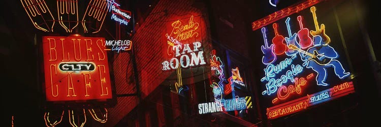 Neon SignsBeale Street, Memphis, Tennessee, USA