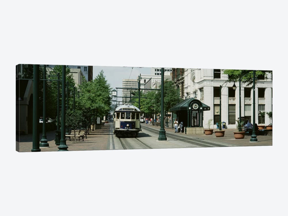 Main Street Trolley Court Square Memphis TN by Panoramic Images 1-piece Art Print