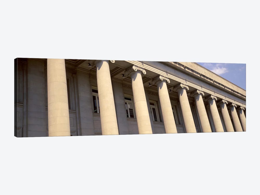 Shelby County Courthouse columns Memphis TN USA by Panoramic Images 1-piece Canvas Art Print