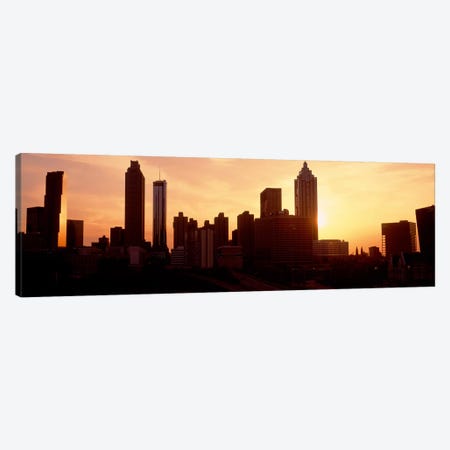 Sunset SkylineAtlanta, Georgia, USA Canvas Print #PIM3033} by Panoramic Images Canvas Print