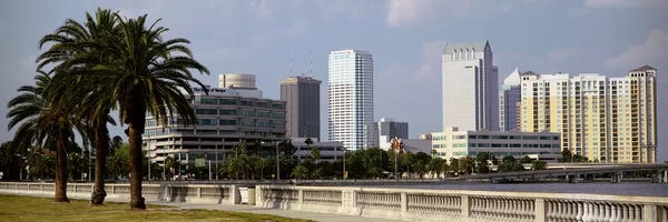 Tampa Bay: Skyline Tampa FL USA by Panoramic Images