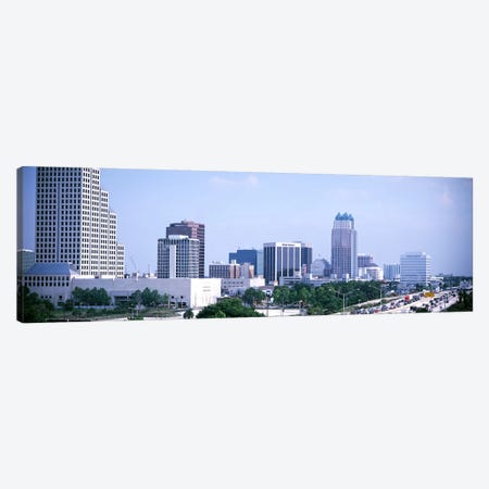 Skyline & Interstate 4 Orlando FL USA Canvas Print #PIM3038} by Panoramic Images Canvas Print