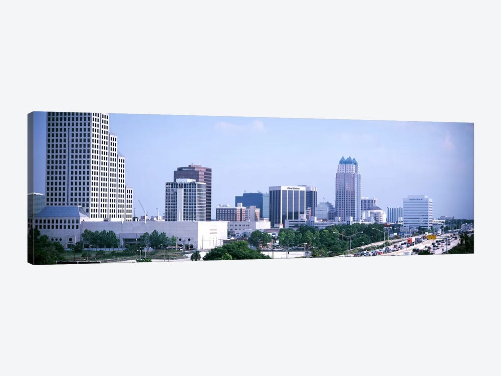 Skyline & Interstate 4 Orlando FL USA by Panoramic Images 1-piece Art Print