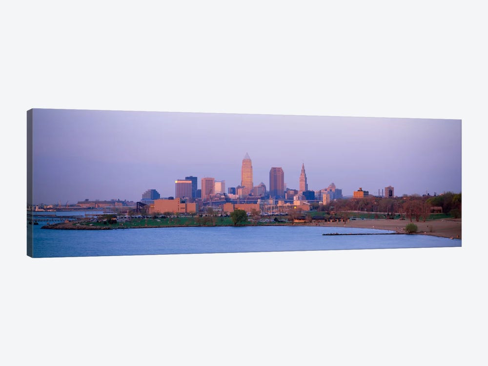Buildings at the waterfront, Cleveland, Ohio, USA #2 by Panoramic Images 1-piece Canvas Art Print