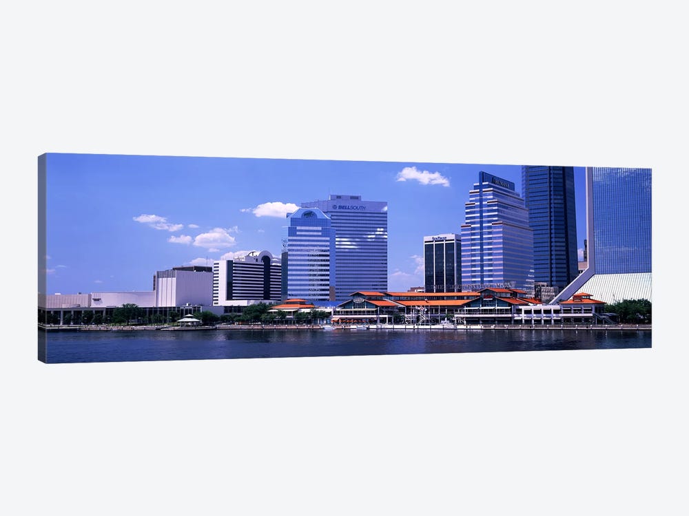 Skyline Jacksonville FL USA by Panoramic Images 1-piece Canvas Artwork