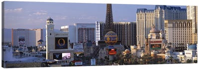 The Strip Las Vegas NV #2 Canvas Art Print - Las Vegas Skylines