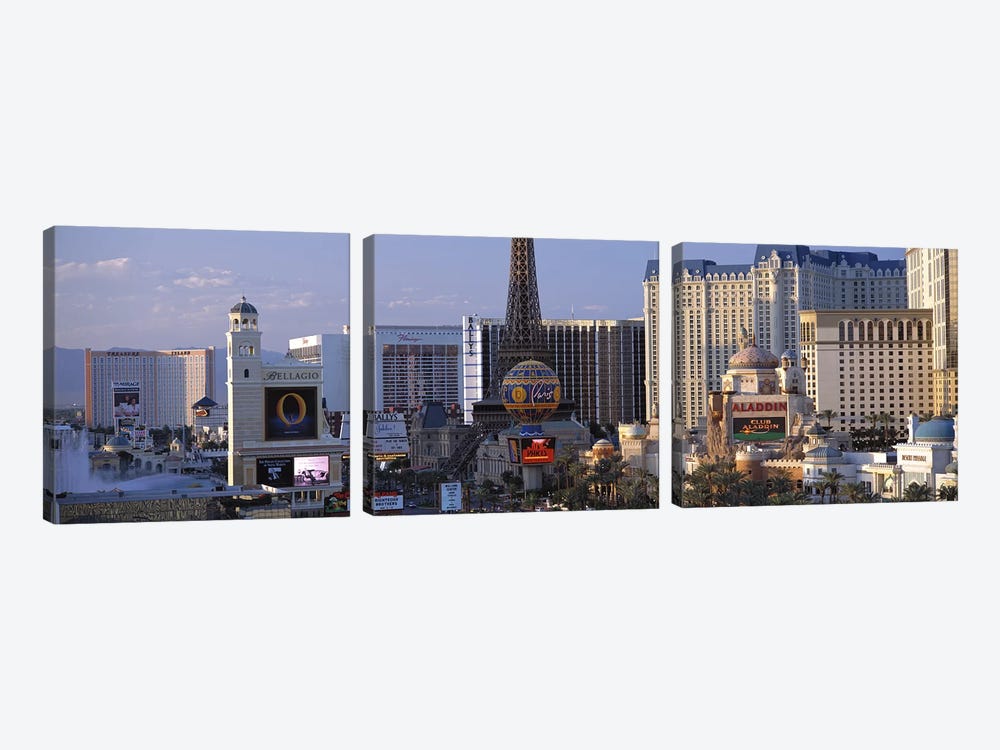 The Strip Las Vegas NV #2 by Panoramic Images 3-piece Canvas Art Print