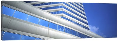 Low angle view of an office building, Dallas, Texas, USA Canvas Art Print - Texas Art