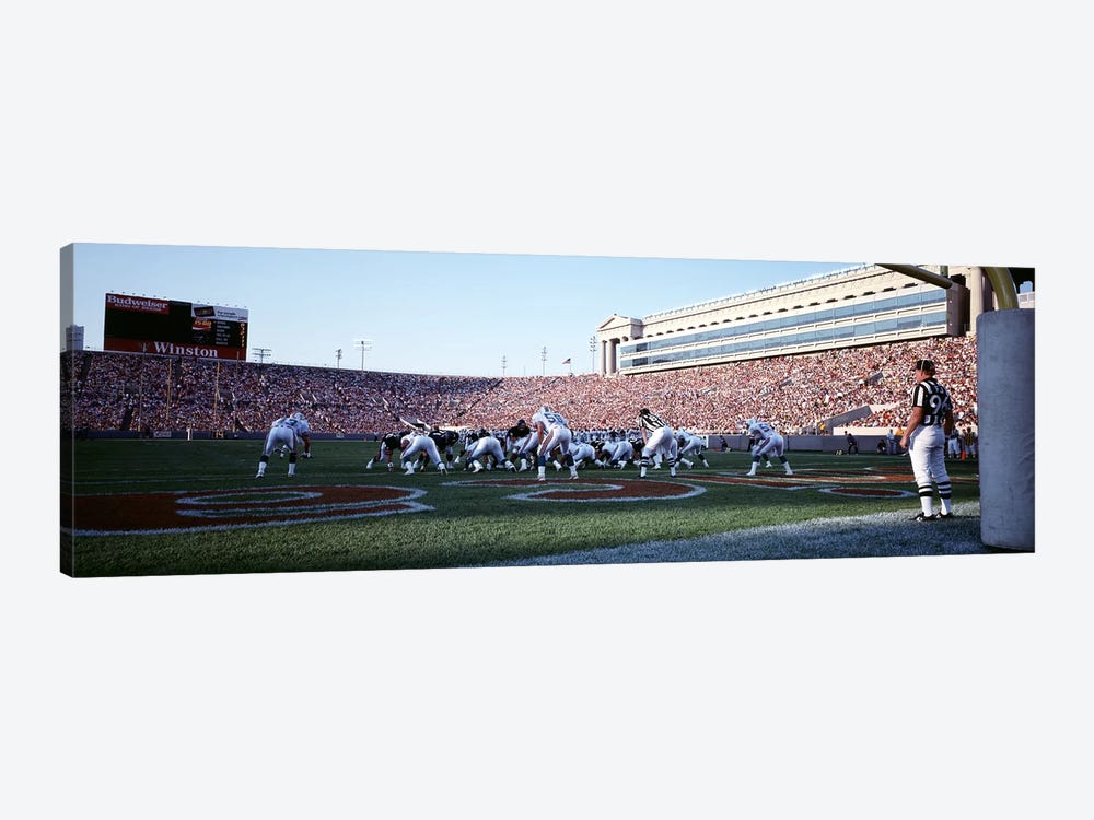 Football Game, Soldier Field, Chicago, Illinois, USA by Panoramic Images 1-piece Art Print