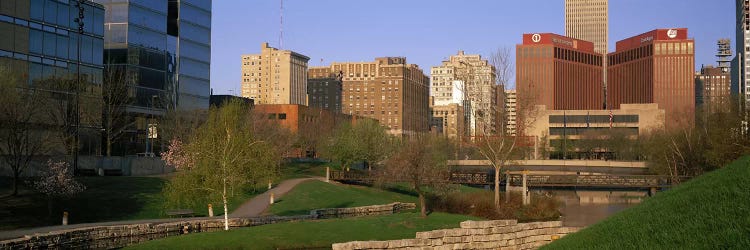 Downtown Omaha NE by Panoramic Images wall art