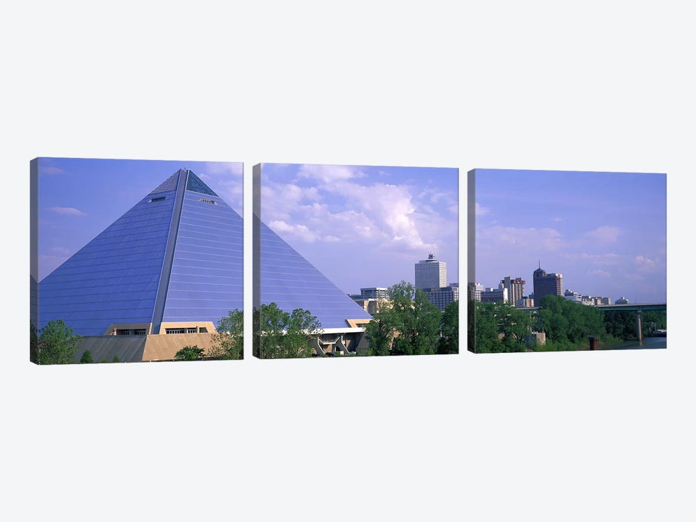 The Pyramid Memphis TN by Panoramic Images 3-piece Canvas Art