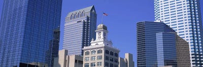 Old City Hall Cityscape Tampa FL by Panoramic Images framed canvas print