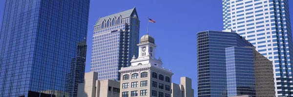 Tampa: Old City Hall Cityscape Tampa FL by Panoramic Images