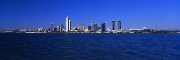 San Diego: Skyscrapers in a city, San Diego, California, USA by Panoramic Images