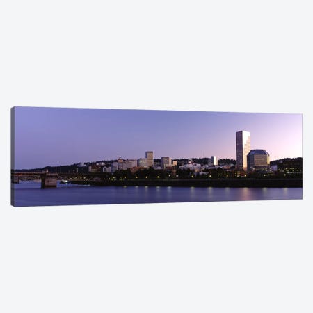 Buildings on the waterfront, Portland, Oregon, USA #2 Canvas Print #PIM3059} by Panoramic Images Canvas Print