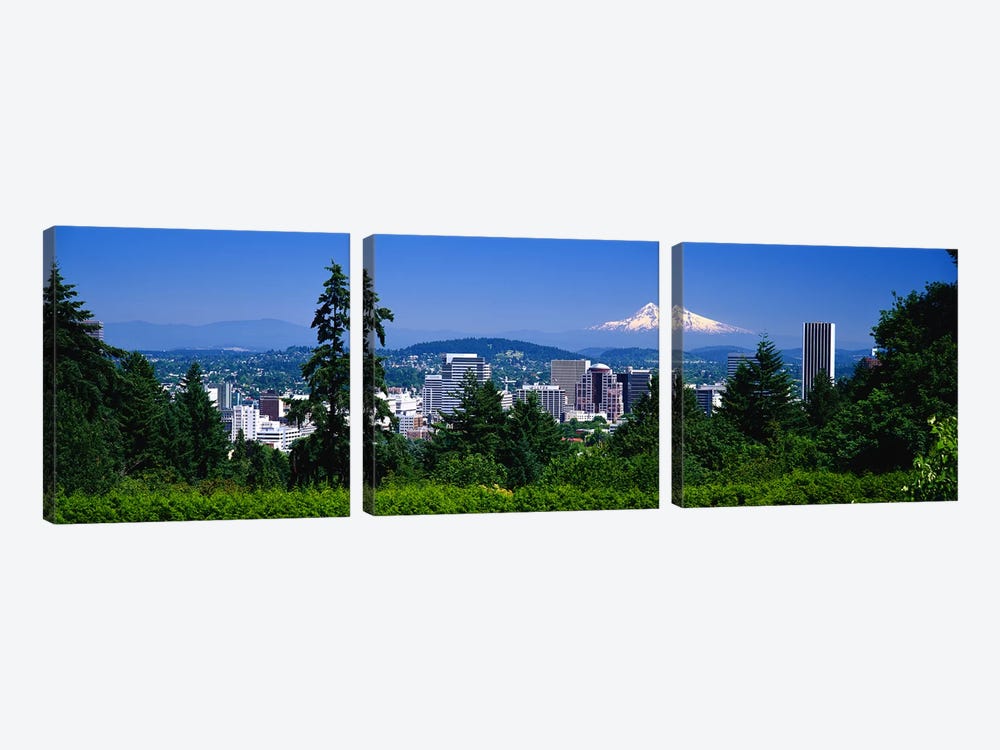 Mt Hood Portland Oregon USA by Panoramic Images 3-piece Canvas Wall Art