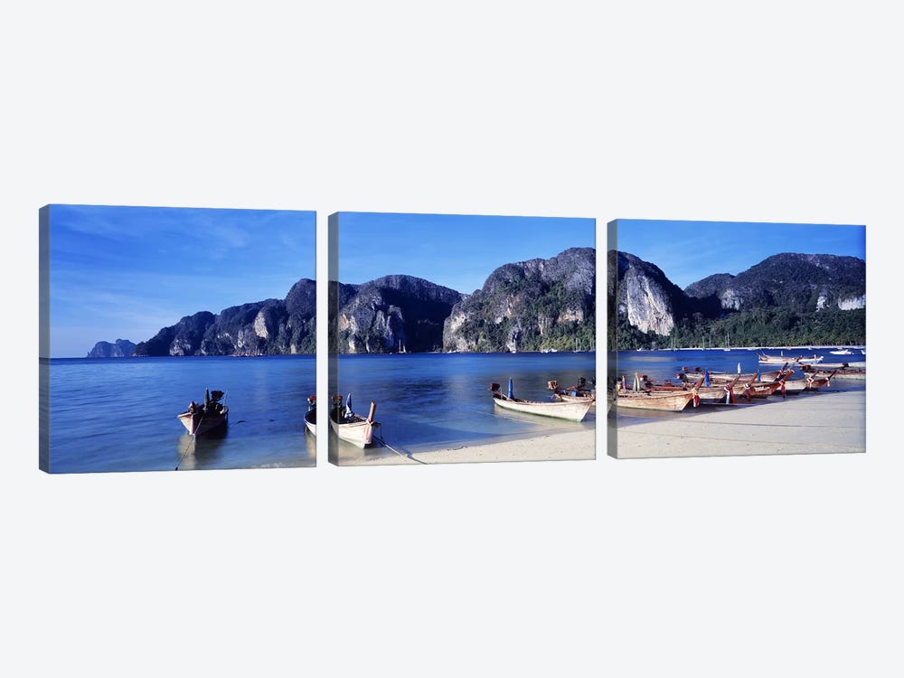 Phi Phi Islands Thailand by Panoramic Images 3-piece Canvas Artwork