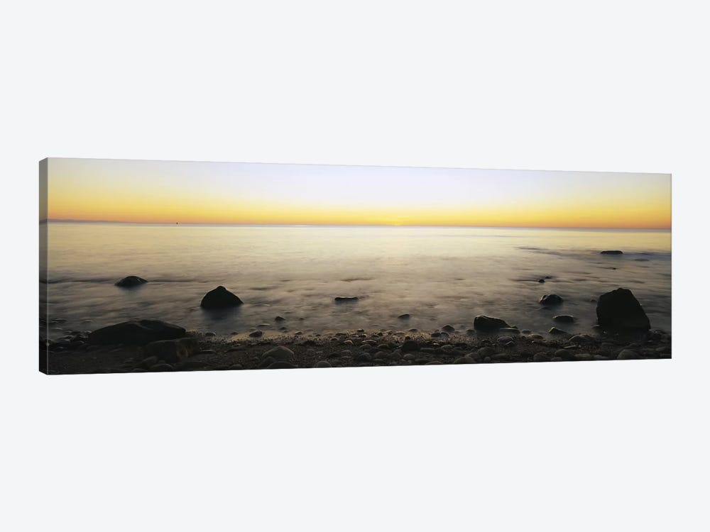Rock-Laden Beach, Block Island, Rhode Island, USA by Panoramic Images 1-piece Art Print