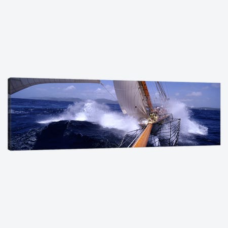 Yacht Race, Caribbean Canvas Print #PIM3098} by Panoramic Images Canvas Print