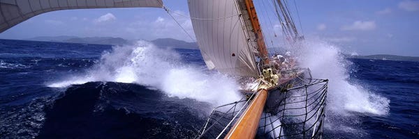 Yachts: Yacht Race, Caribbean by Panoramic Images