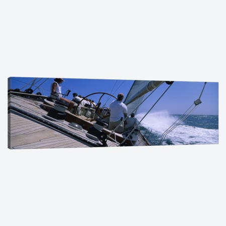 Group of people racing in a sailboatGrenada Canvas Print #PIM3105} by Panoramic Images Canvas Wall Art