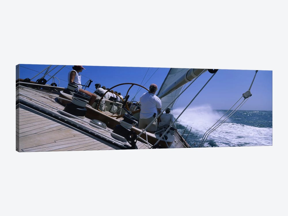 Group of people racing in a sailboatGrenada by Panoramic Images 1-piece Canvas Art