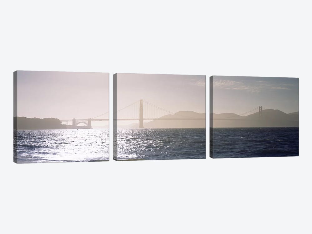 Golden Gate Bridge California USA by Panoramic Images 3-piece Canvas Wall Art