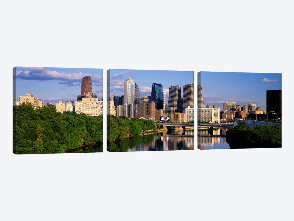 Philadelphia PA by Panoramic Images 3-piece Canvas Art