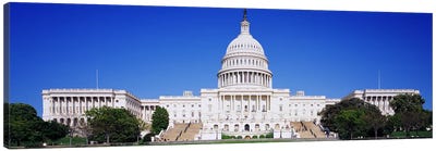 Facade of a government building, Capitol Building, Capitol Hill, Washington DC, USA Canvas Art Print