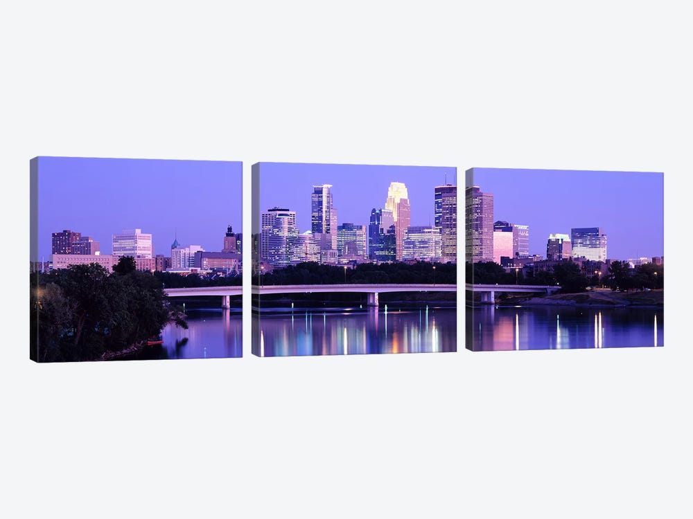 Minneapolis MN by Panoramic Images 3-piece Canvas Wall Art