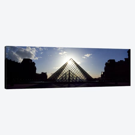 Louvre Paris France Canvas Print #PIM3138} by Panoramic Images Canvas Wall Art