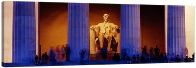Lincoln Memorial, Washington DC, District Of Columbia, USA Canvas Art Print - Monument Art
