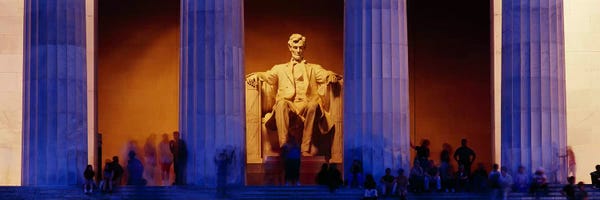 Washington, D.C.: Lincoln Memorial, Washington DC, District Of Columbia, USA by Panoramic Images