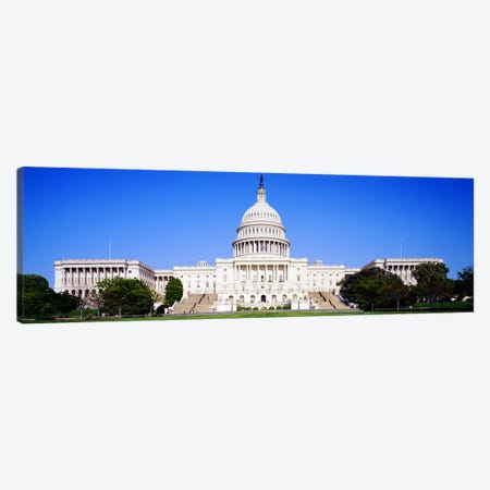 US Capitol, Washington DC, District Of Columbia, USA Canvas Print #PIM3146} by Panoramic Images Canvas Wall Art