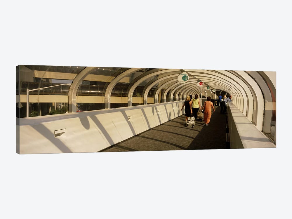 Rear view of tourists walking on a walkway, Atlanta, Georgia, USA by Panoramic Images 1-piece Canvas Artwork
