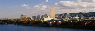 Buildings on the waterfront, Portland, Oregon, USA #3 by Panoramic Images acrylic art print
