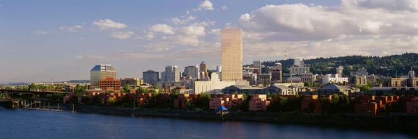 Portland: Buildings on the waterfront, Portland, Oregon, USA #3 by Panoramic Images