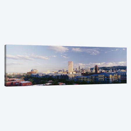 High angle view of buildings in a city, Portland, Oregon, USA Canvas Print #PIM3155} by Panoramic Images Art Print