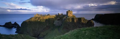 High-Angle View Of Dunnottar Castle, Near Stonehaven, Scotland, United Kingdom by Panoramic Images multi panel art