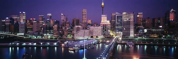 Australia: Partial View Of The Downtown Skyline, Sydney, Australia by Panoramic Images