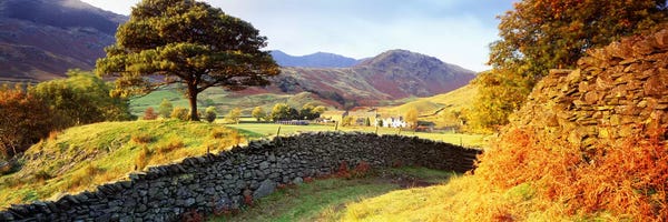 The Great Wall Of China: Countryside Landscape, Lake District, Cumbria County, England, United Kingdom by Panoramic Images