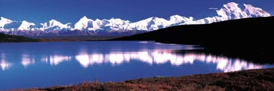 Mt. McKinley & Wonder Lake Denali National Park AK USA by Panoramic Images framed canvas print