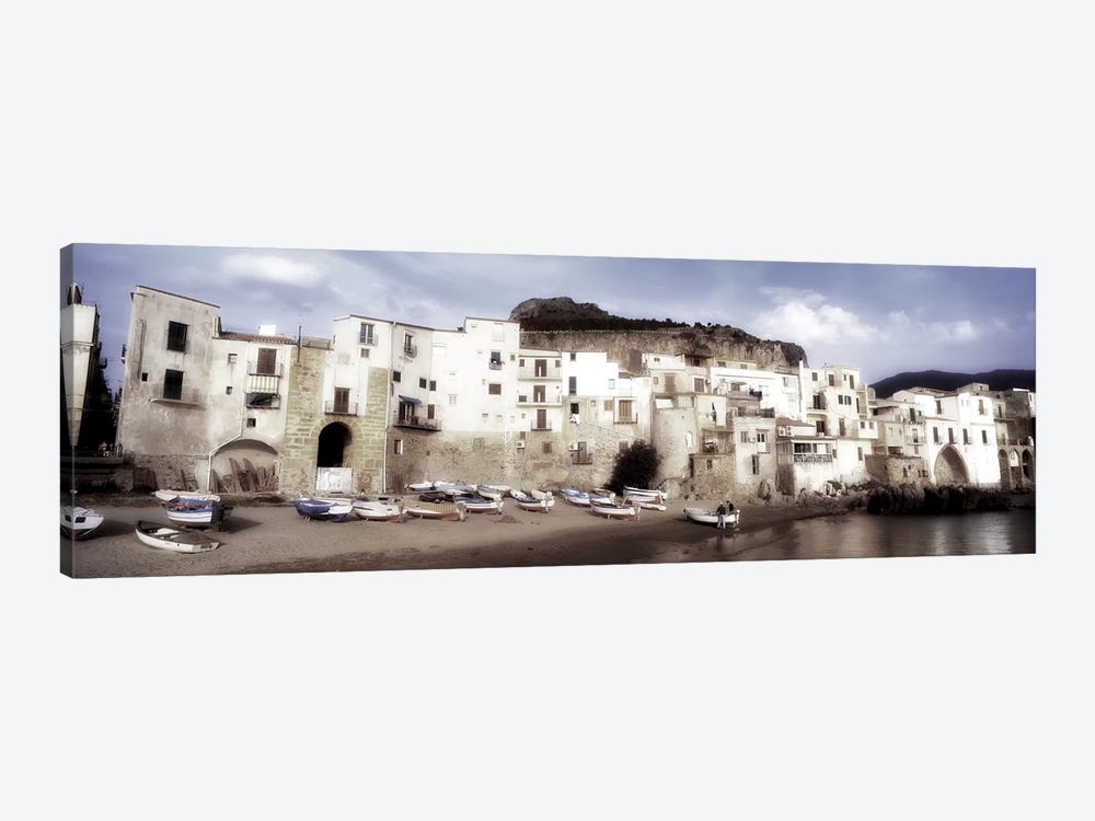 Seafront Architecture, Cefalu, Palermo, Sicily, Italy by Panoramic Images 1-piece Art Print