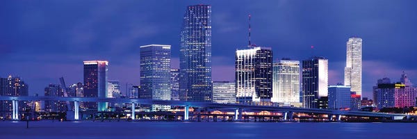 Panoramic Images: Miami, Florida, USA by Panoramic Images