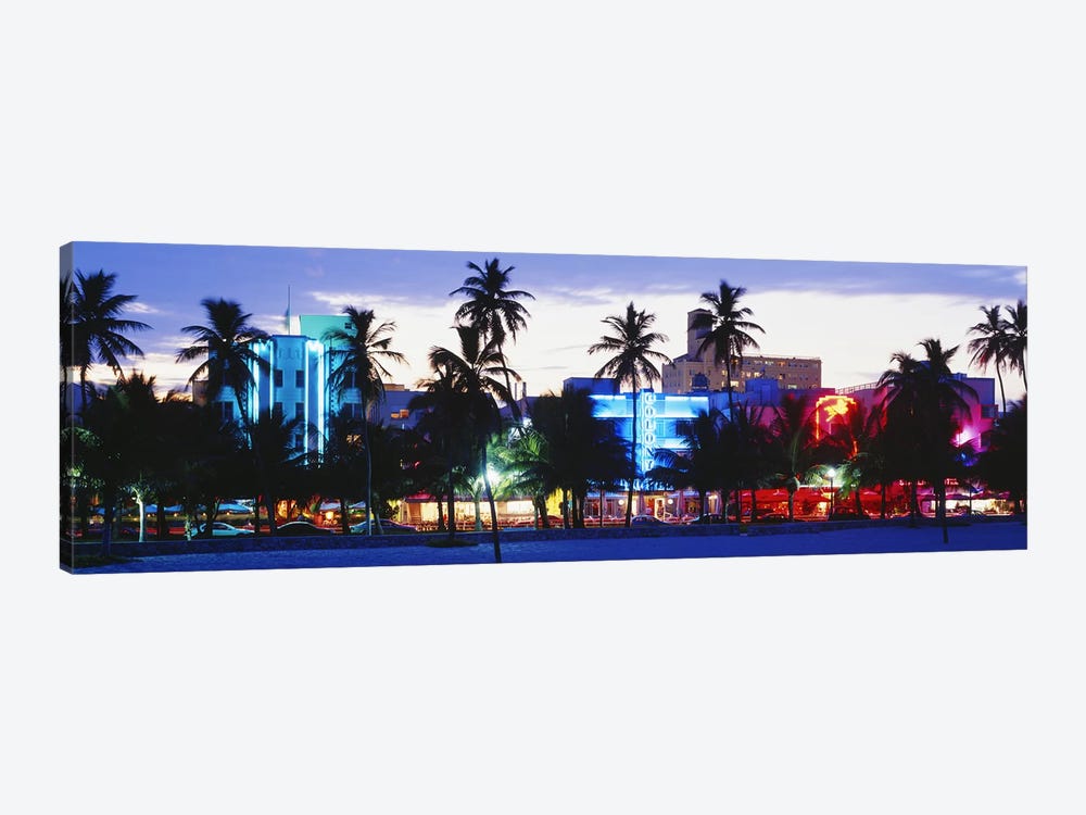 South Beach Miami Beach Florida USA by Panoramic Images 1-piece Canvas Print