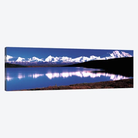 Mt. McKinley & Wonder Lake Denali National Park AK USA Canvas Print #PIM318} by Panoramic Images Canvas Wall Art