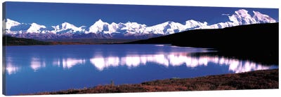 Mt. McKinley & Wonder Lake Denali National Park AK USA Canvas Art Print - Denali National Park & Preserve Art