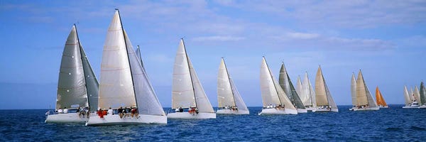 Yachts: Yachts in the oceanKey West, Florida, USA by Panoramic Images